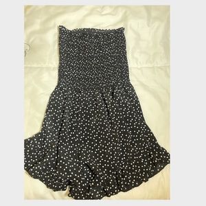 Strapless Polka Dot Romper